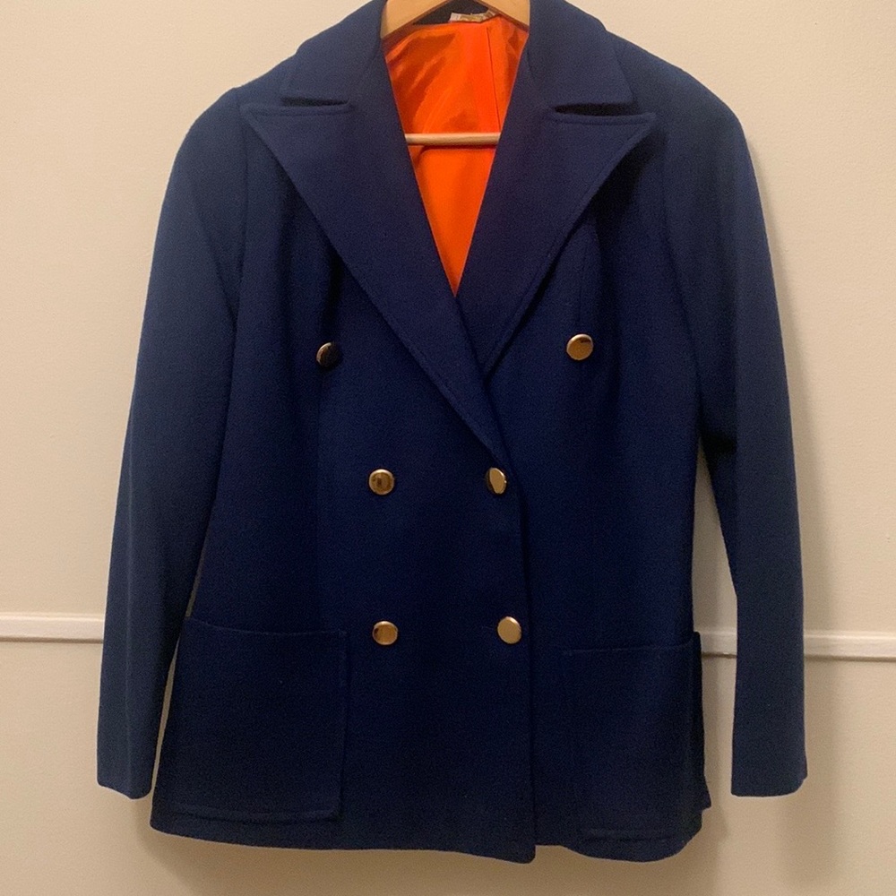 💕 - Navy Blue with gold buttons blazer.